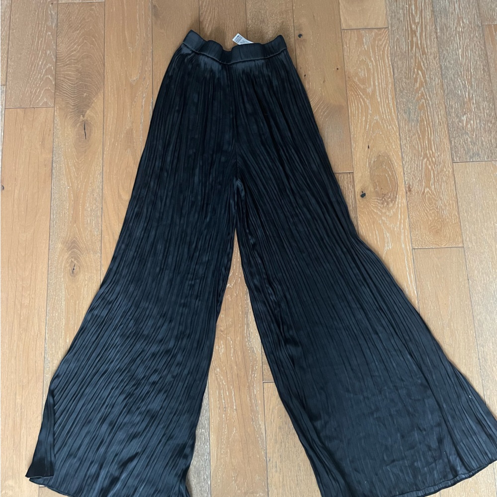 Zara Black Wide Leg Pants Size XS
